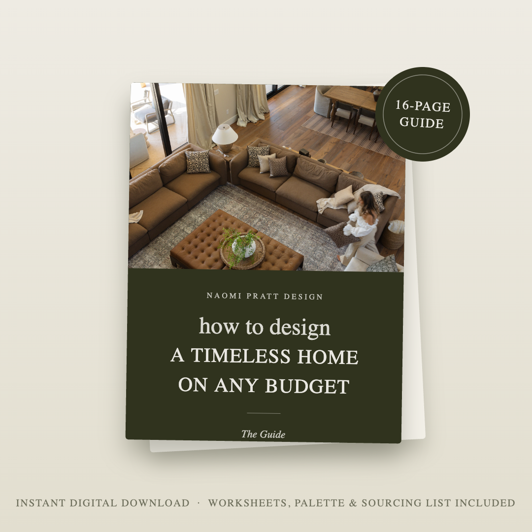 How to Design a Timeless Home on Any Budget